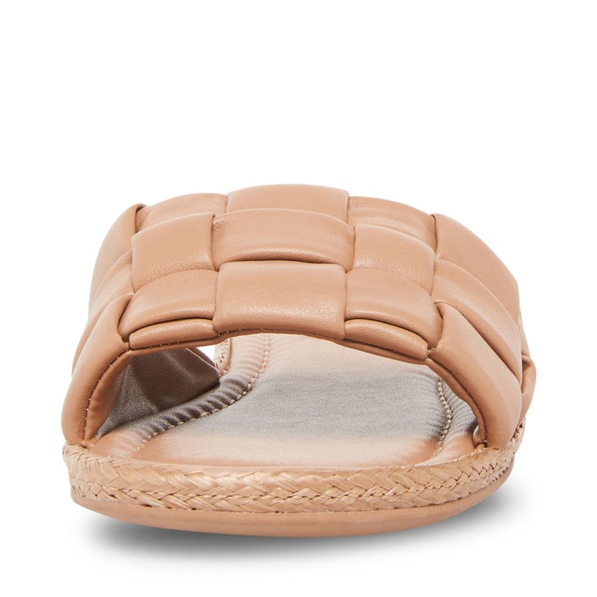 Sandalias de Diapositivas Steve Madden Brina Mujer Beige | ES FBS382